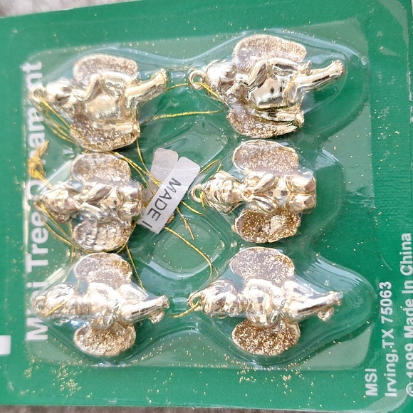 NEW 4 x Vintage 'The Christmas Collection' Mini Tree Ornament Set - Picture 2 of 3